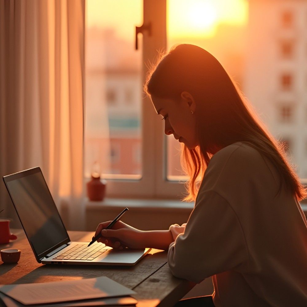 Glowing shield with an upward-trending bar graph in the center, surrounded by digital light rays and abstract technology icons, symbolizing cybersecurity and financial growth.