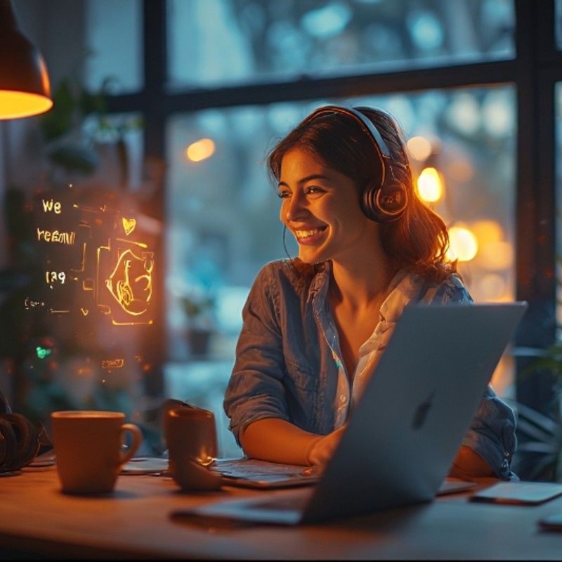 Glowing shield with an upward-trending bar graph in the center, surrounded by digital light rays and abstract technology icons, symbolizing cybersecurity and financial growth.