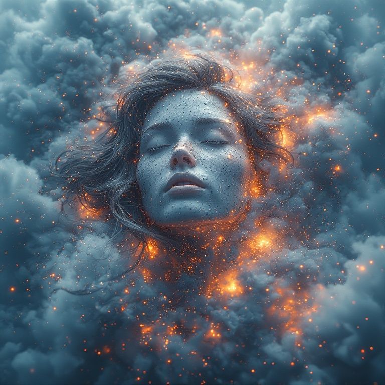 Glowing shield with an upward-trending bar graph in the center, surrounded by digital light rays and abstract technology icons, symbolizing cybersecurity and financial growth.